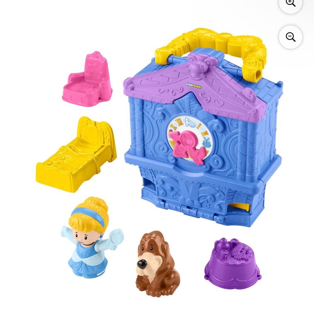Disney Princess Cinderella On-the-Go Playset kids Toddler Pretend Play 2 Figures